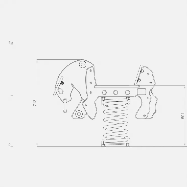 Качалка на пружине от TERRACON