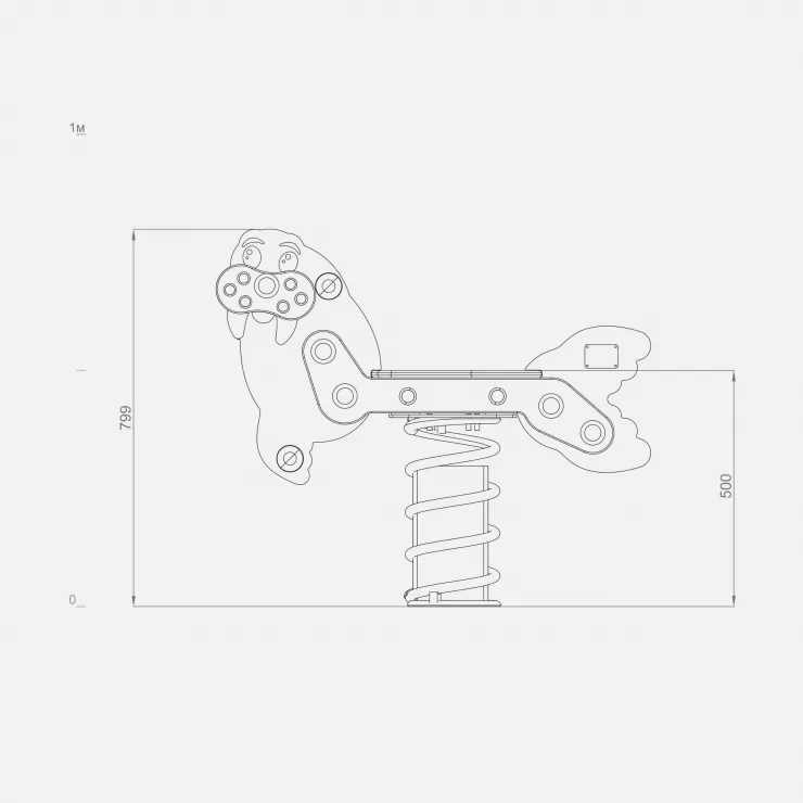 Качалка на пружине от TERRACON