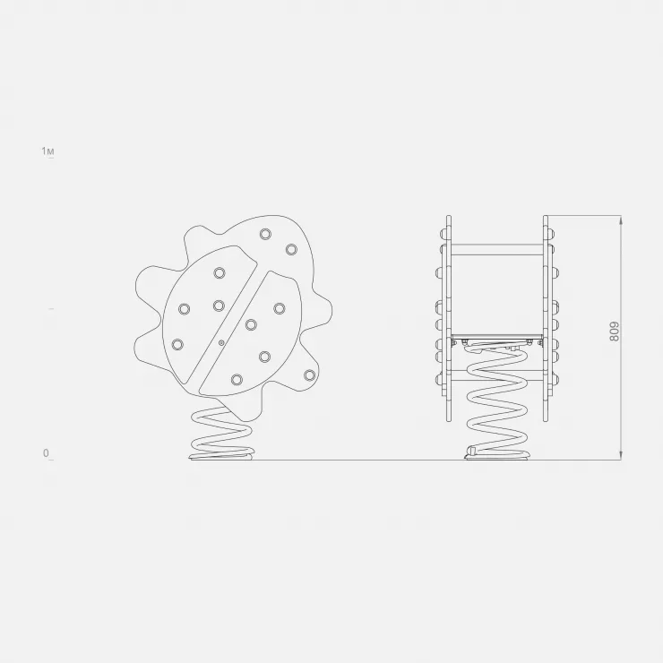 Качалка на пружине от TERRACON