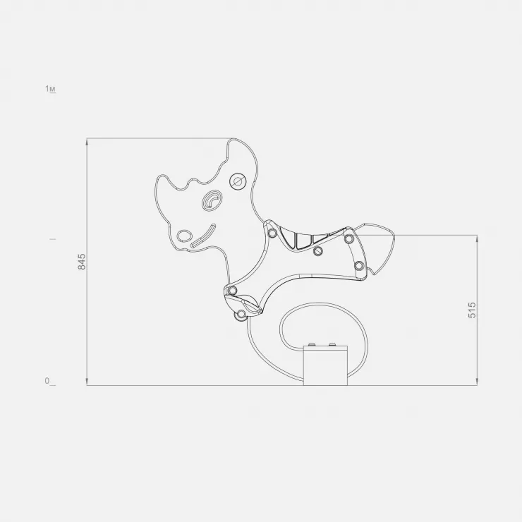 Качалка на пружине от TERRACON