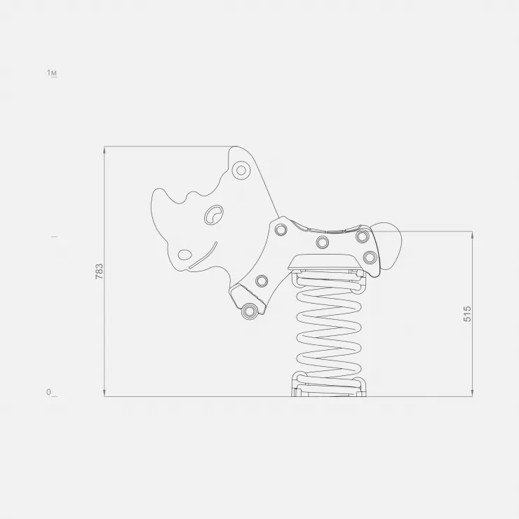 Качалка на пружине от TERRACON