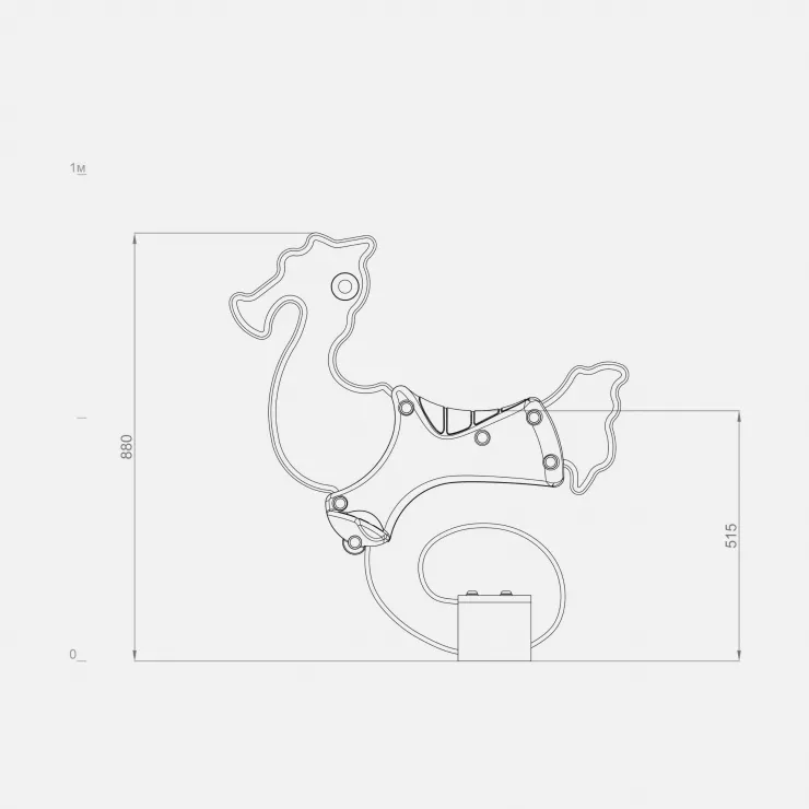Качалка на пружине от TERRACON