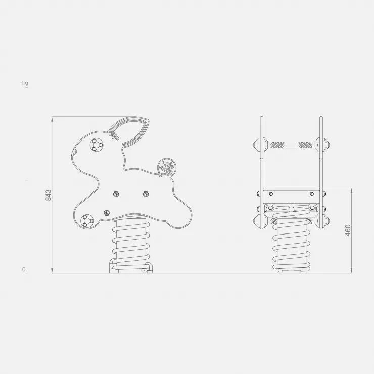 Качалка на пружине от TERRACON