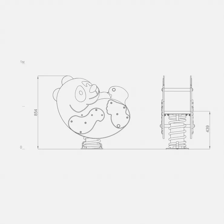 Качалка на пружине от TERRACON