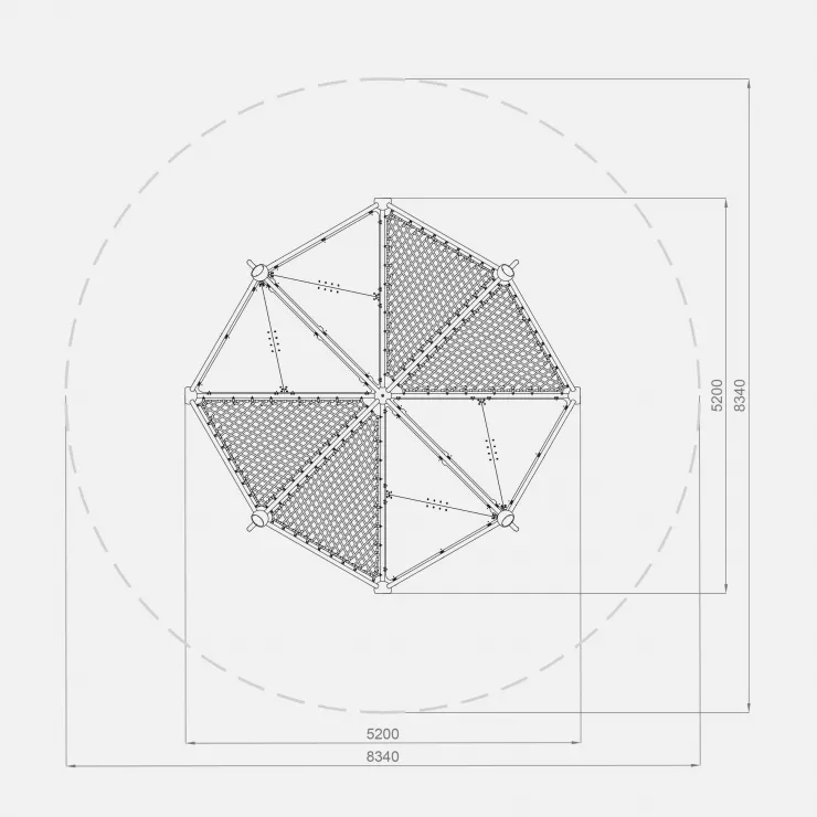 Канатная конструкция от TERRACON